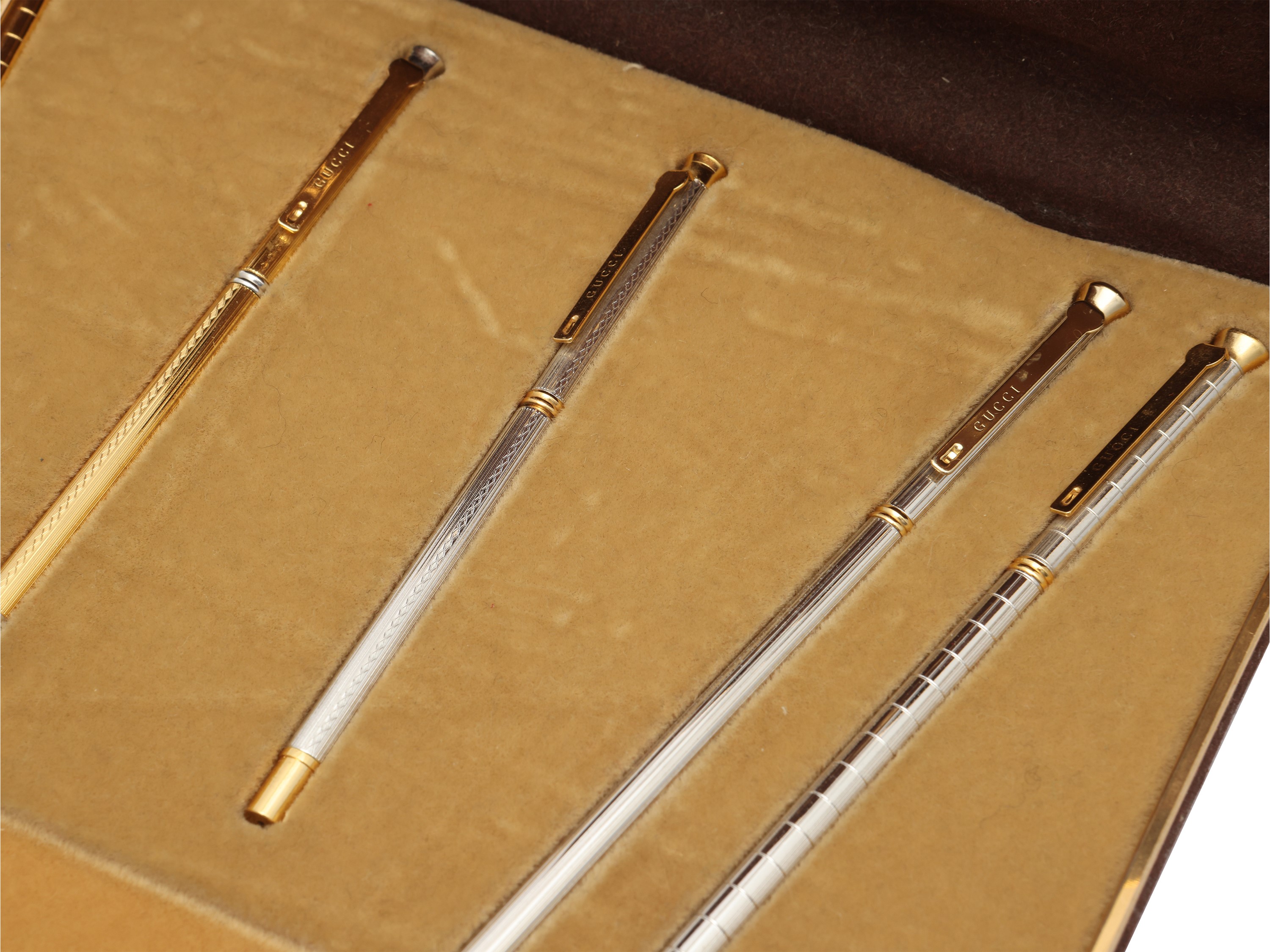 Gucci - Set di sei penne a sfera da esposizione