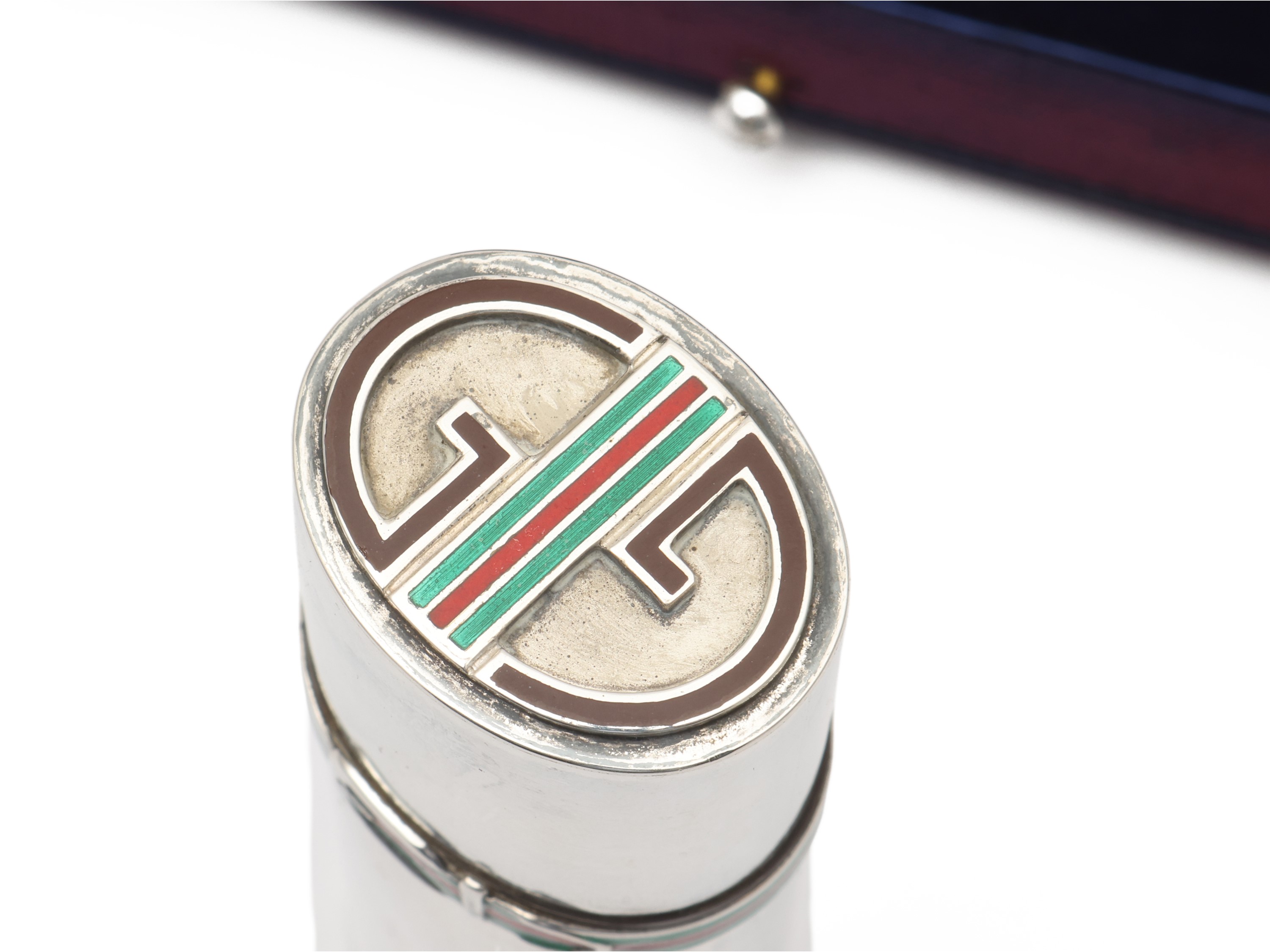 Gucci - Portaprofumo Cilindrico in Argento 925