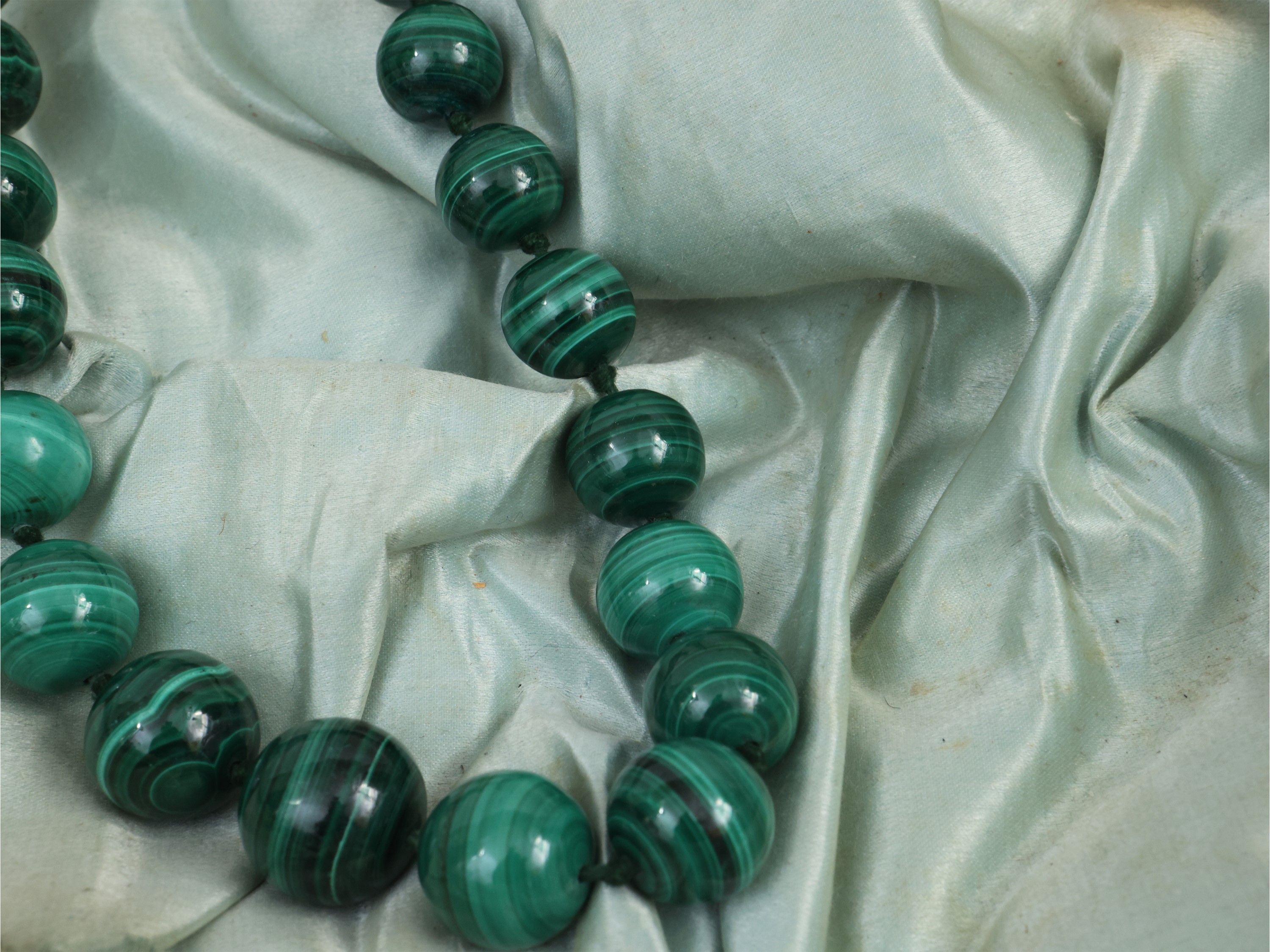 Collana in Malachite Degradé