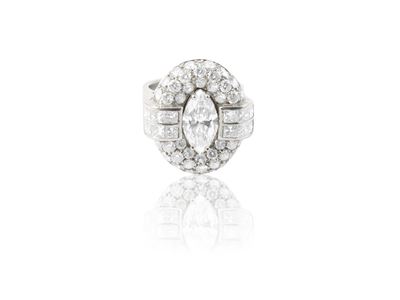Anello in Oro Bianco e Diamanti