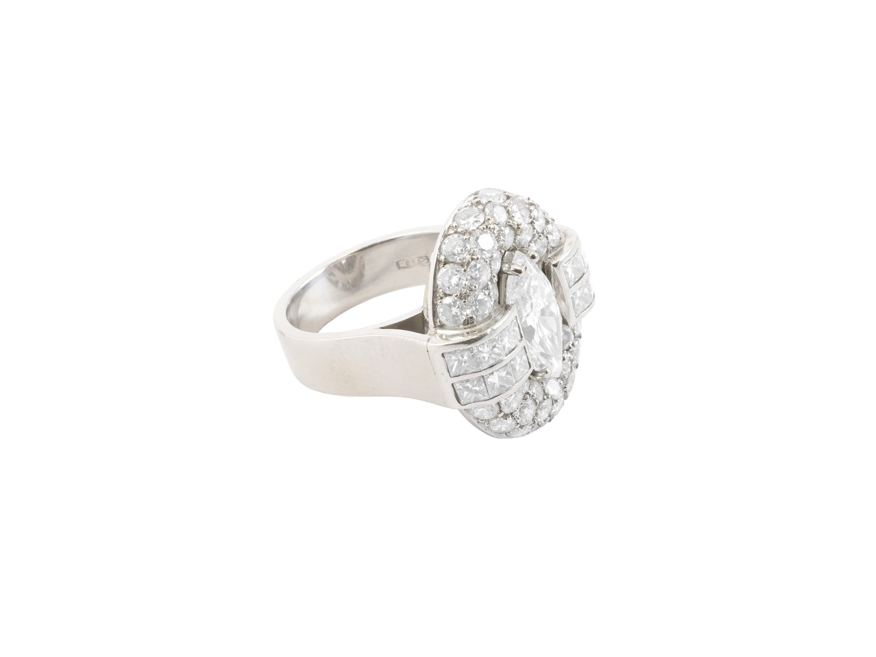 Anello in Oro Bianco e Diamanti