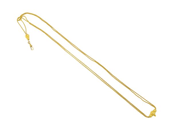 Lunga catena in oro 9Kt