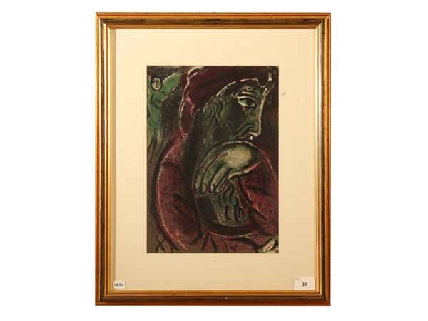 Marc Chagall - Job désespéré 1960
