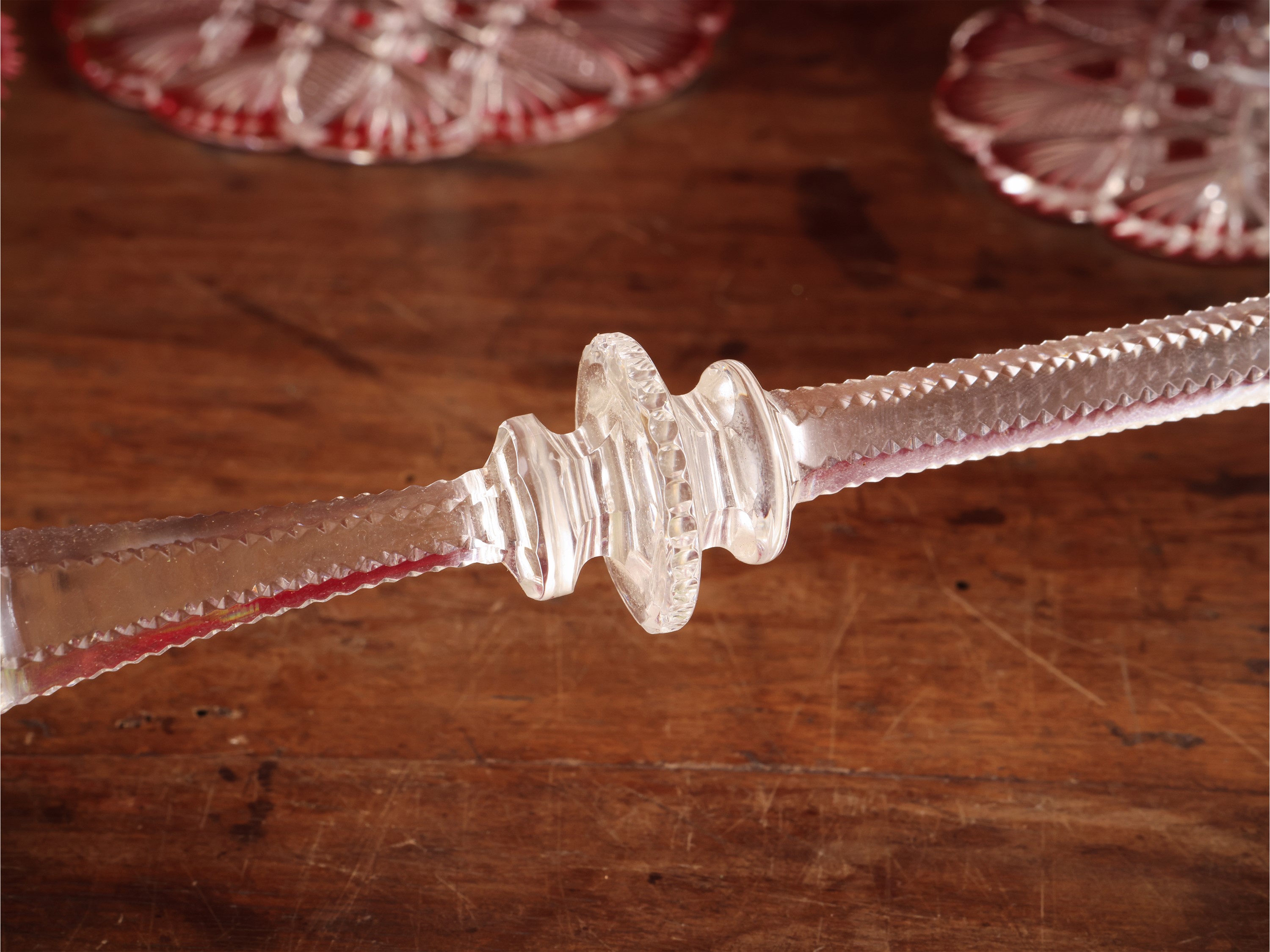 Serie di sei importanti calici, modello Tsar, Baccarat