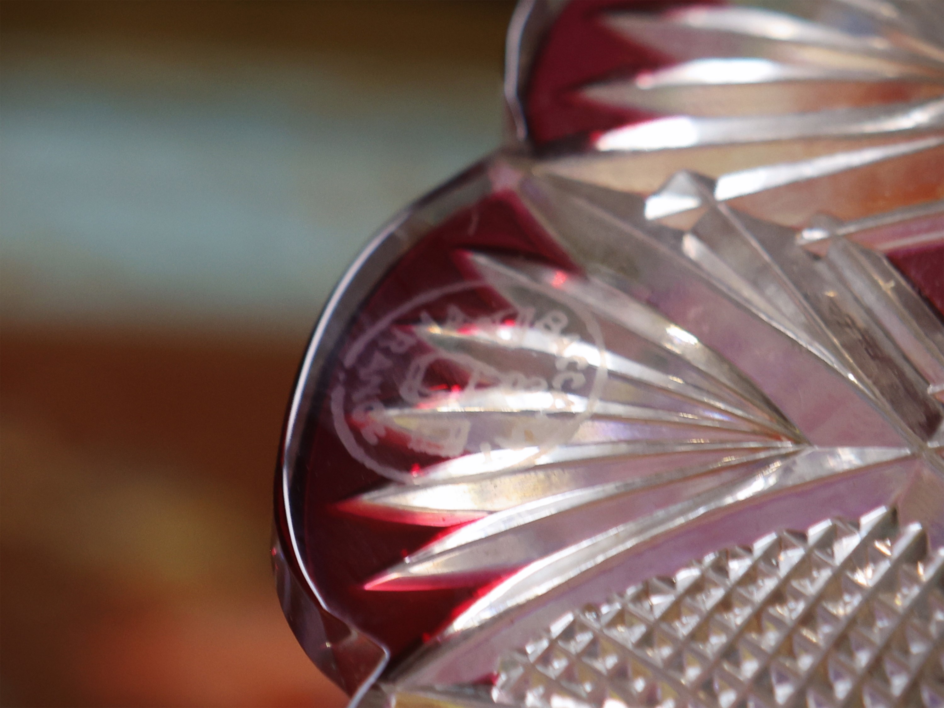 Serie di sei importanti calici, modello Tsar, Baccarat