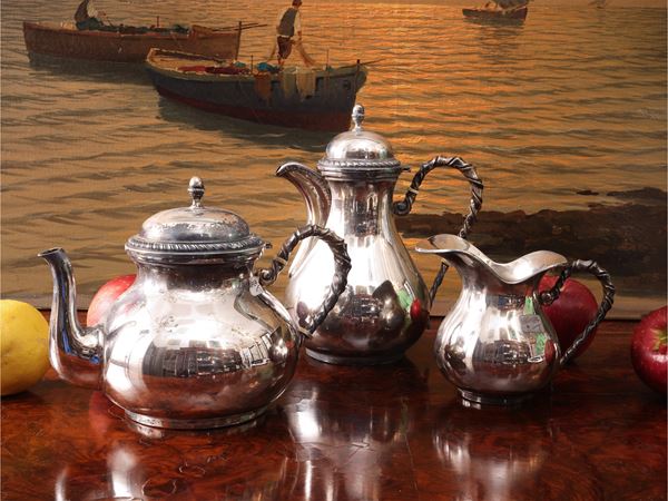 Silver tea and coffee service