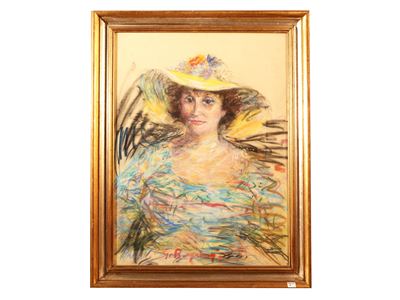 Ritratto di donna con cappello