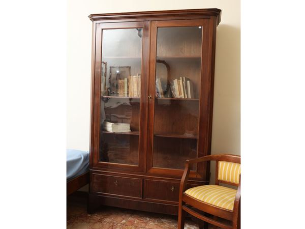 Walnut bookcase