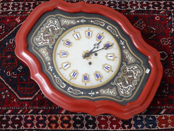 Orologio a muro in stile Boulle