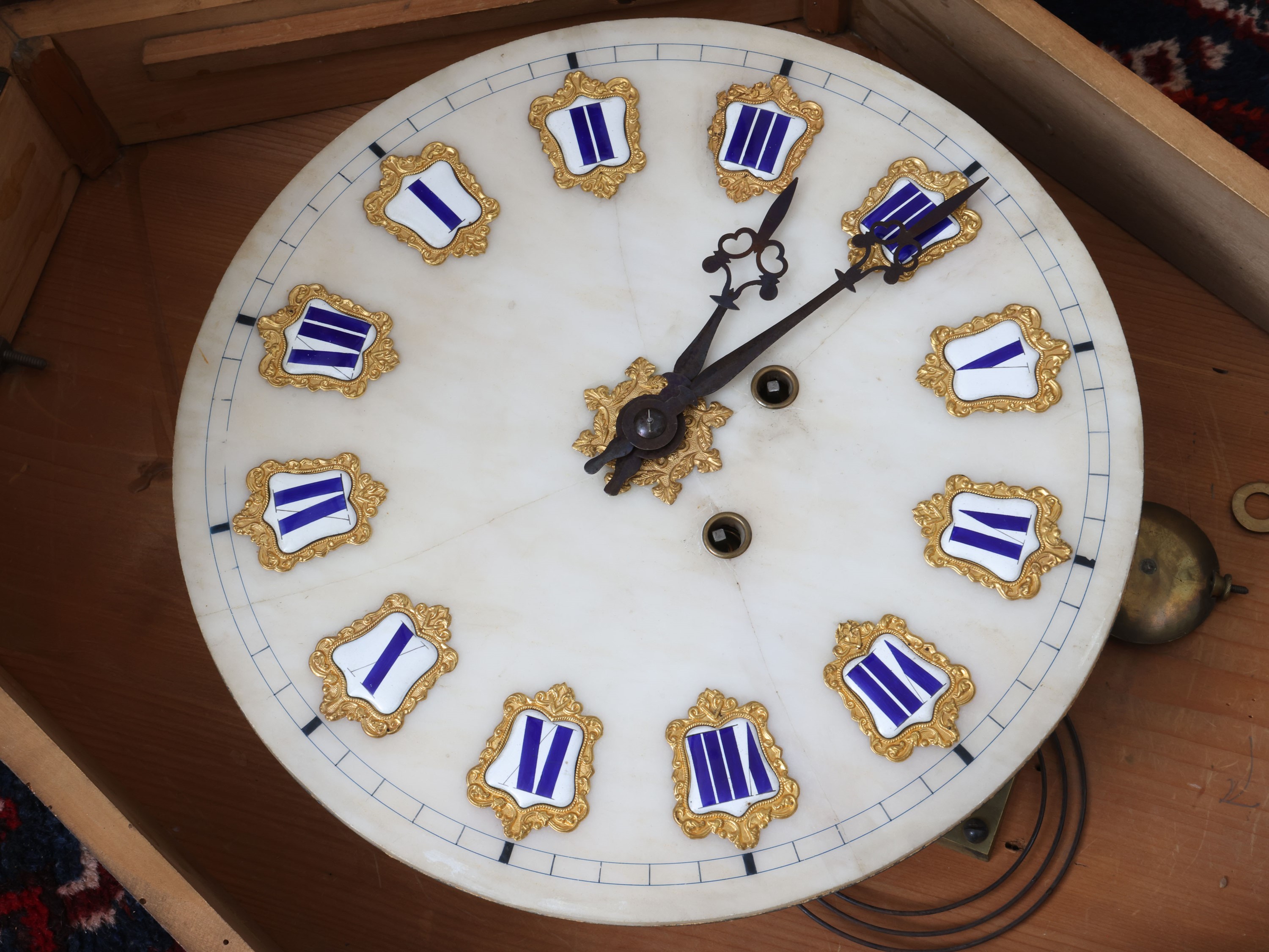 Orologio a muro in stile Boulle, fine XIX secolo