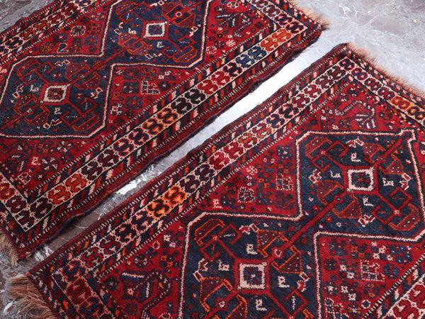 Two old-fashioned Caucasian carpets