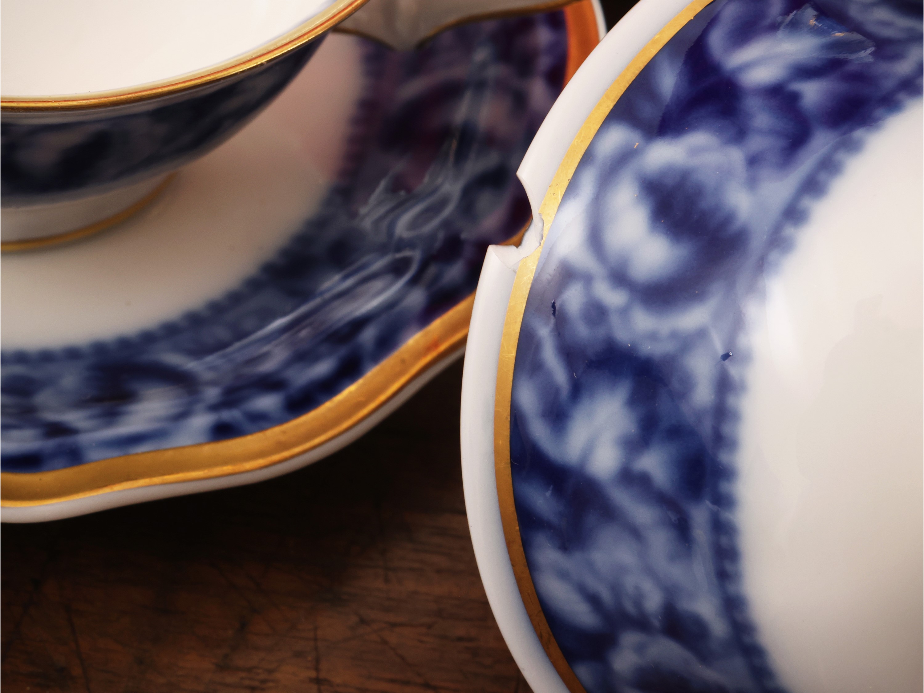 Servizio da Caffè in Porcellana, Decoro Bleu Royal, Rosenthal