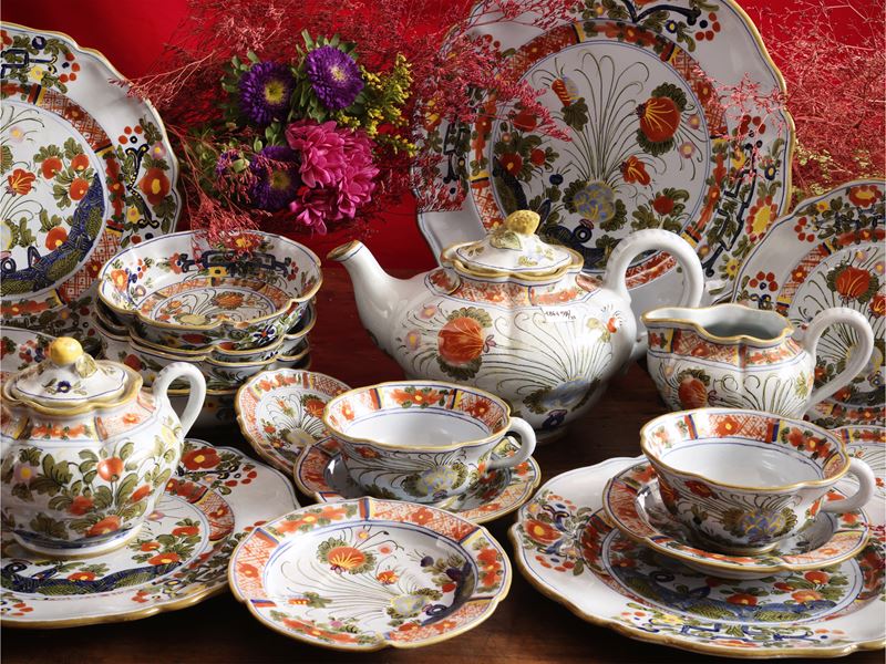 Set da Tè in Ceramica, Cantagalli