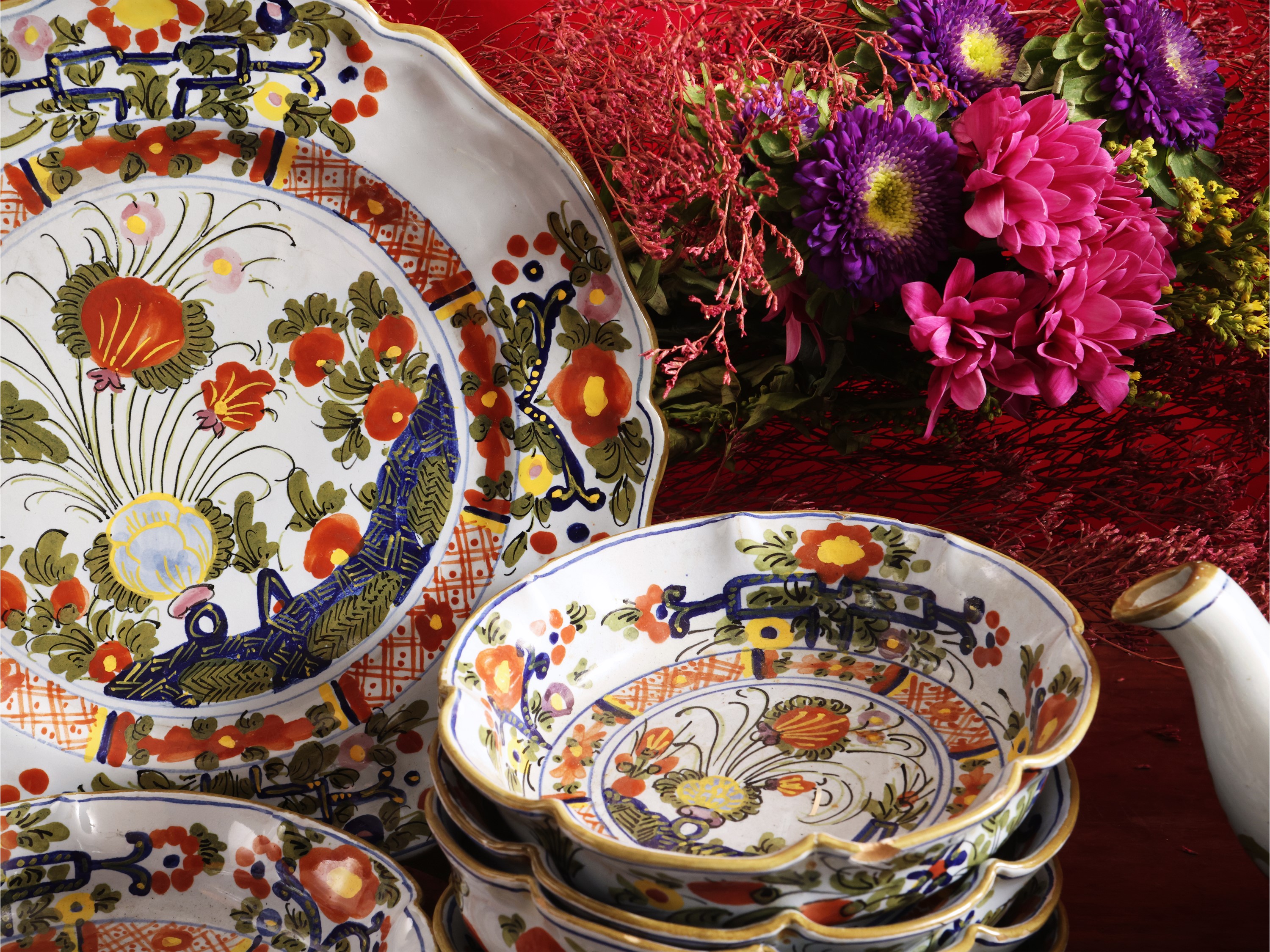 Set da Tè in Ceramica, Cantagalli