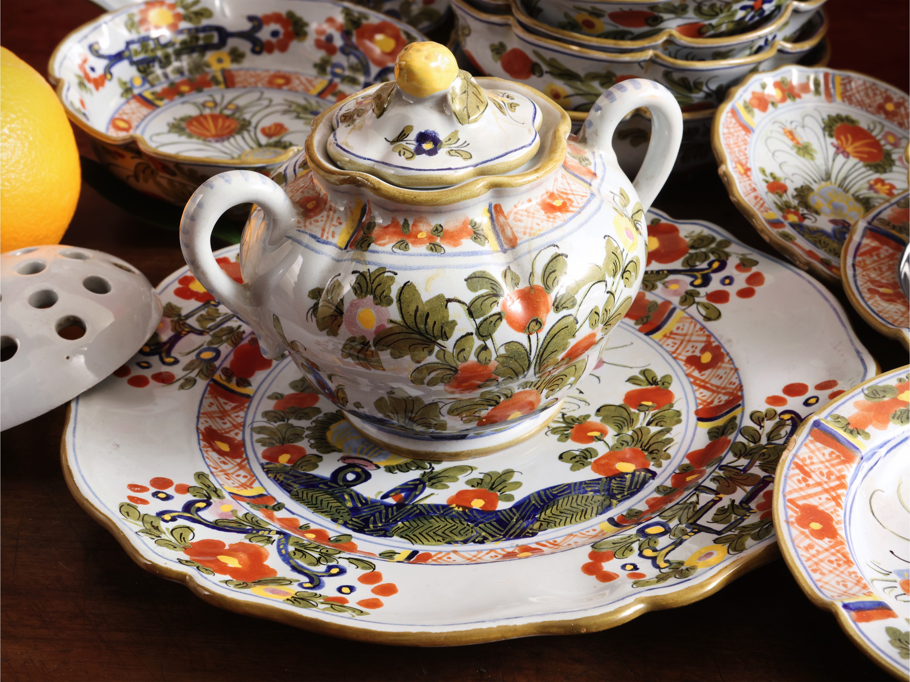 Set da Tè in Ceramica, Cantagalli