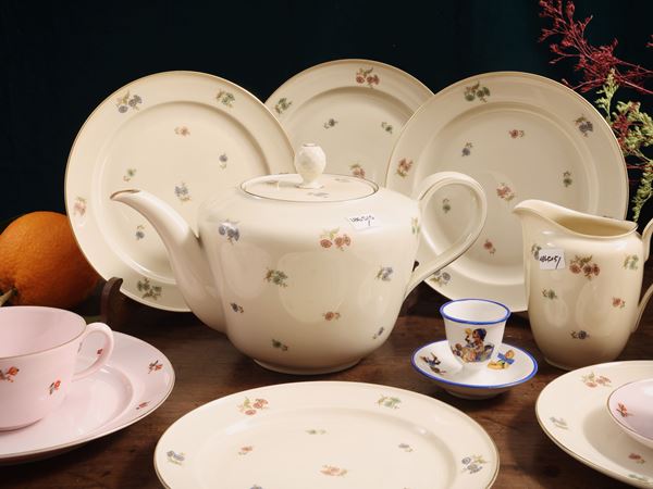 Accessori in porcellana, Richard Ginori e Rosenthal