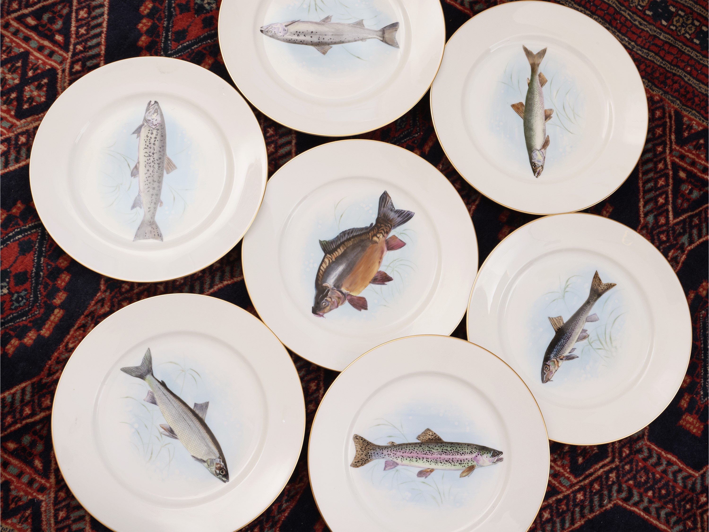 Servizio di Piatti da Pesce in Porcellana, Rosenthal
