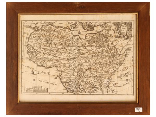 Africae Pars Borealis - Totius Asiae Continens Cum Praecipuis Insulis Eidem Annexis