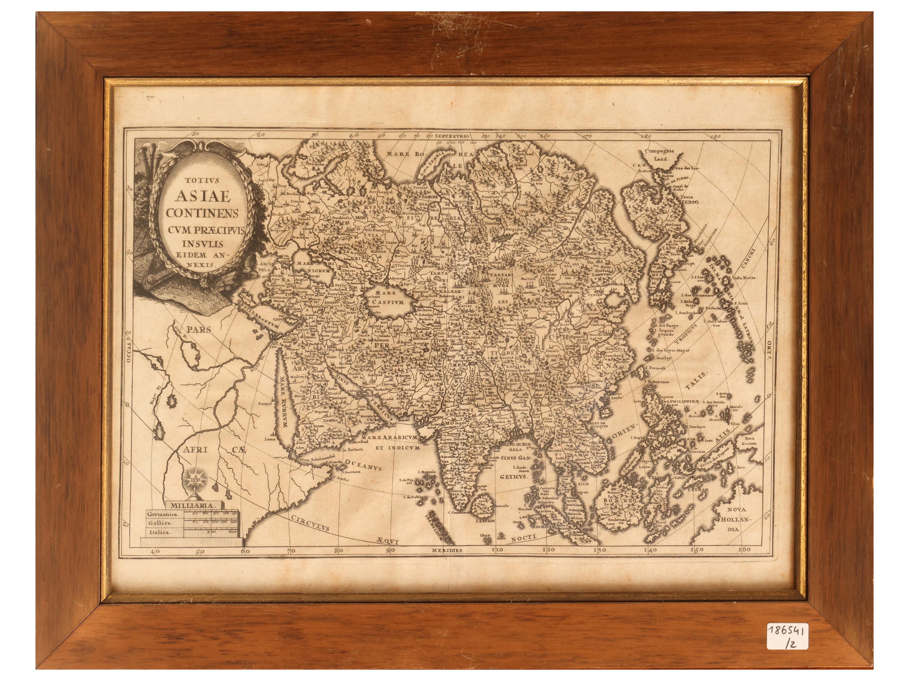 Heinrich Scherer - Africae Pars Borealis - Totius Asiae Continens cum praecipuis insulis eidem an...