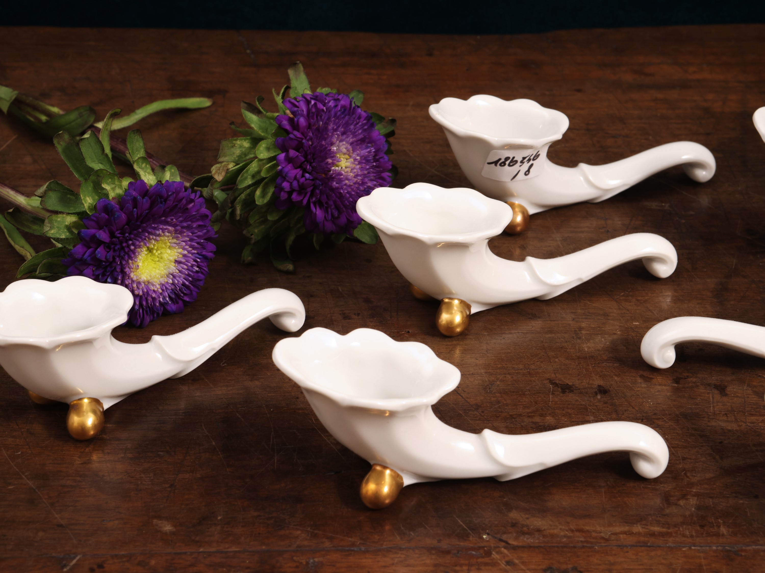 Serie di Otto Segnaposto in Porcellana, Rosenthal