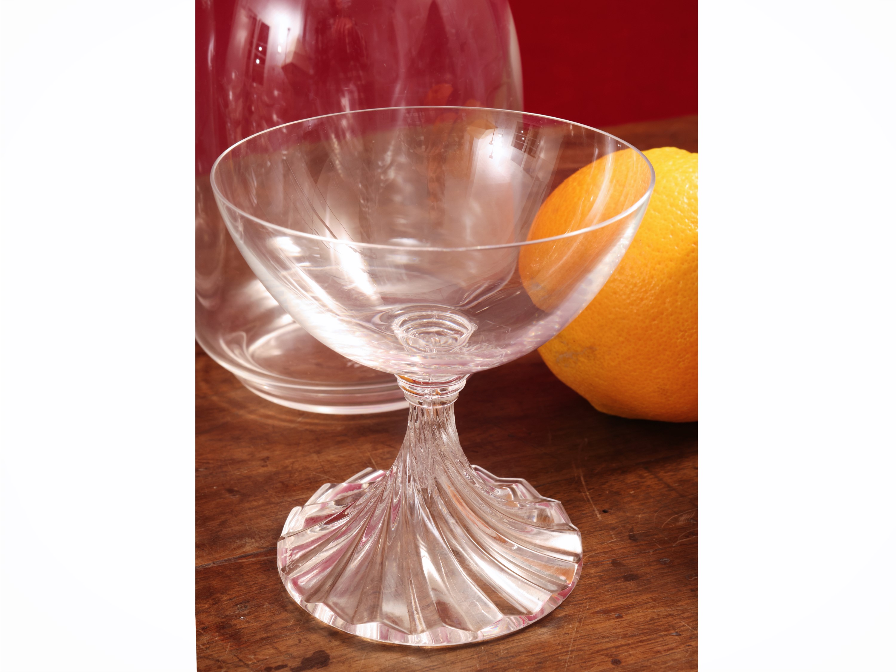 Servizio di calici in cristallo, Rambouillet, Lalique