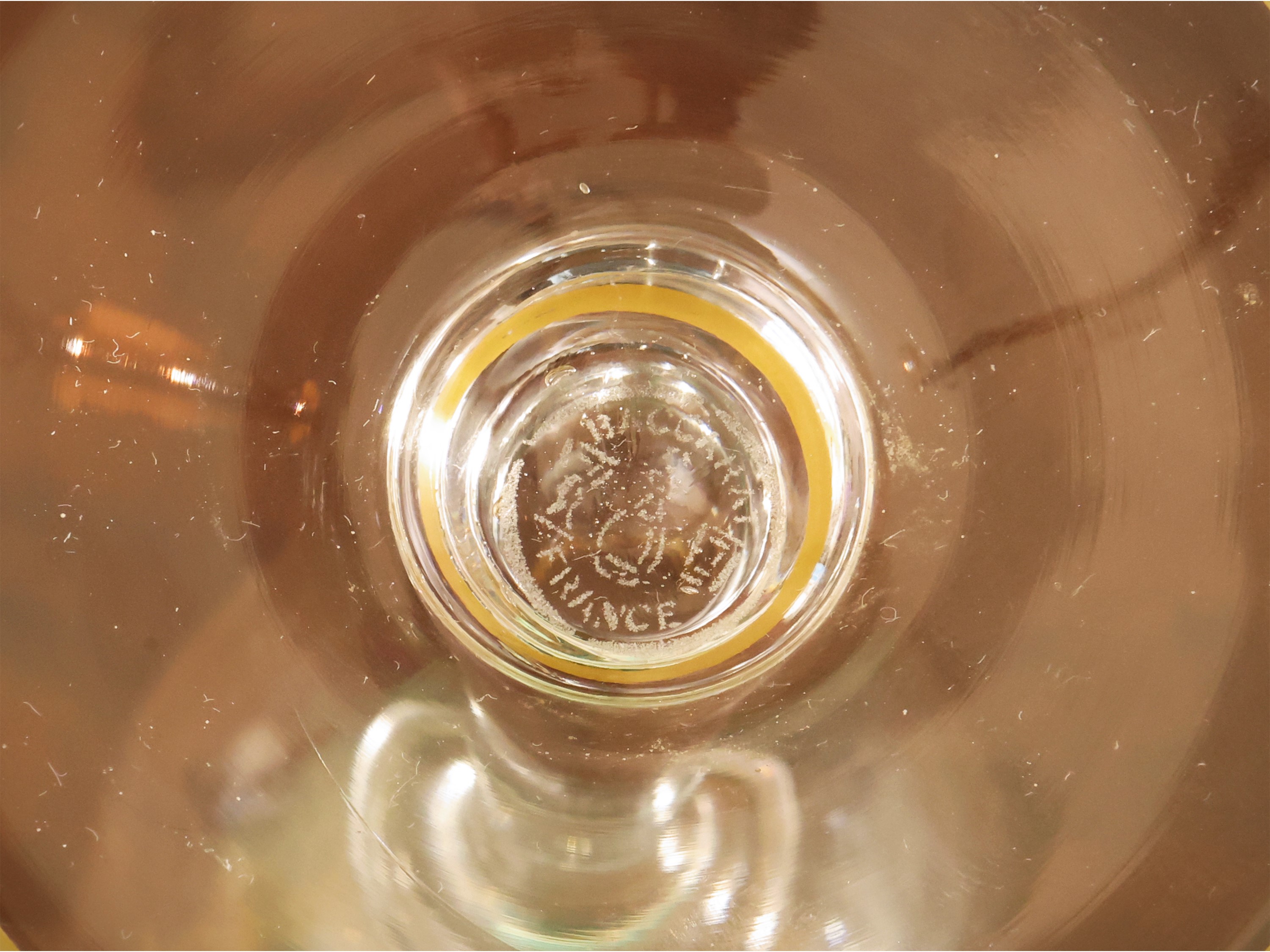 Dodici flûte in cristallo, Récamier, Baccarat