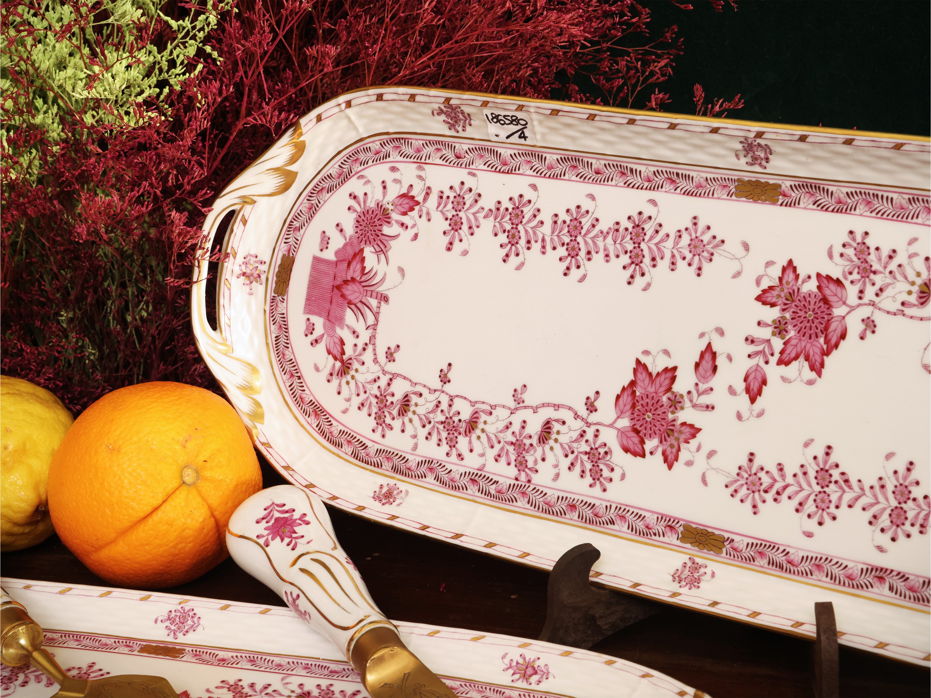 Set per Servire i Dolci, Decoro Indian Basket, Herend