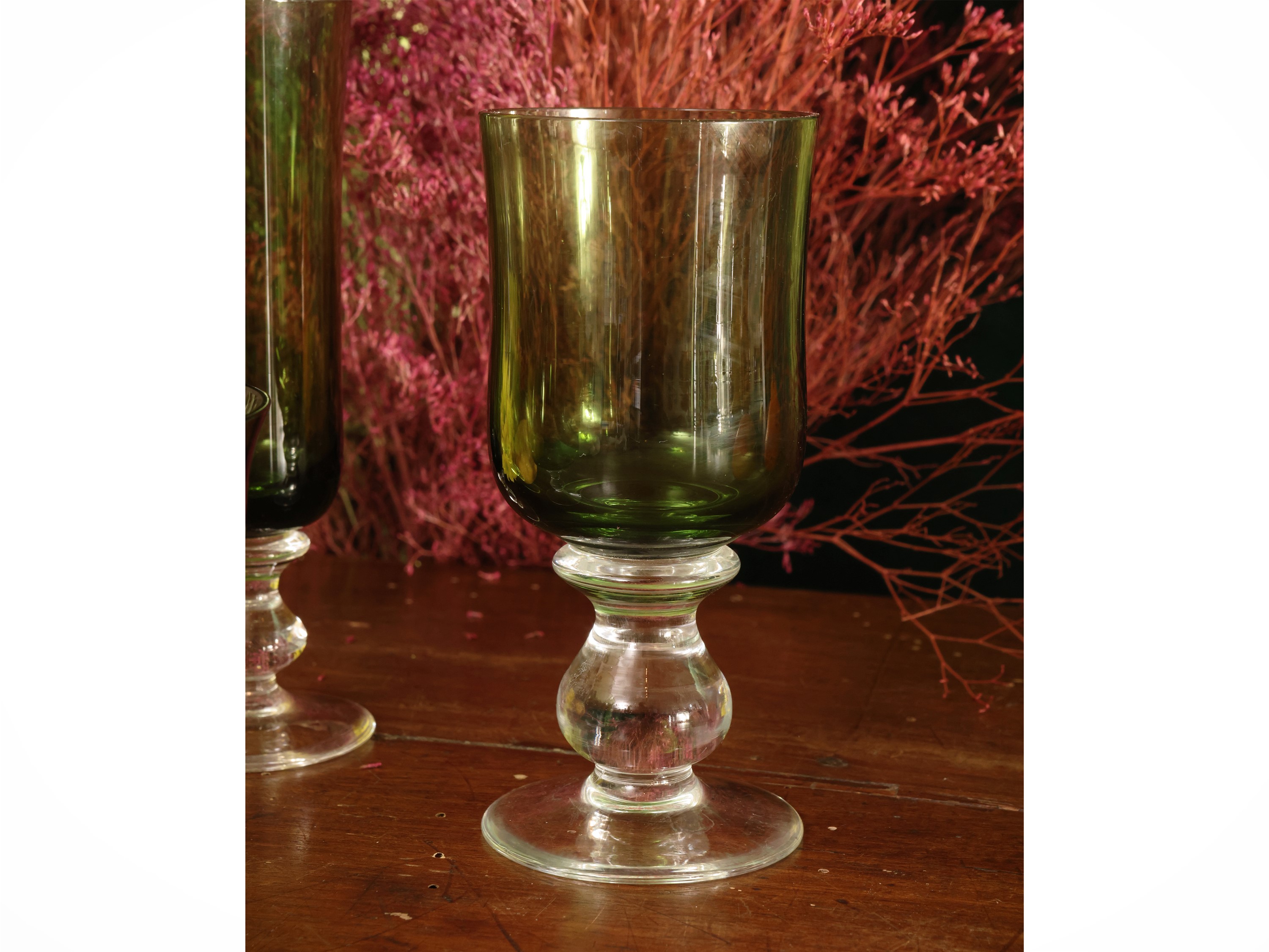 Servizio di bicchieri in cristallo verde, Villeroy & Boch