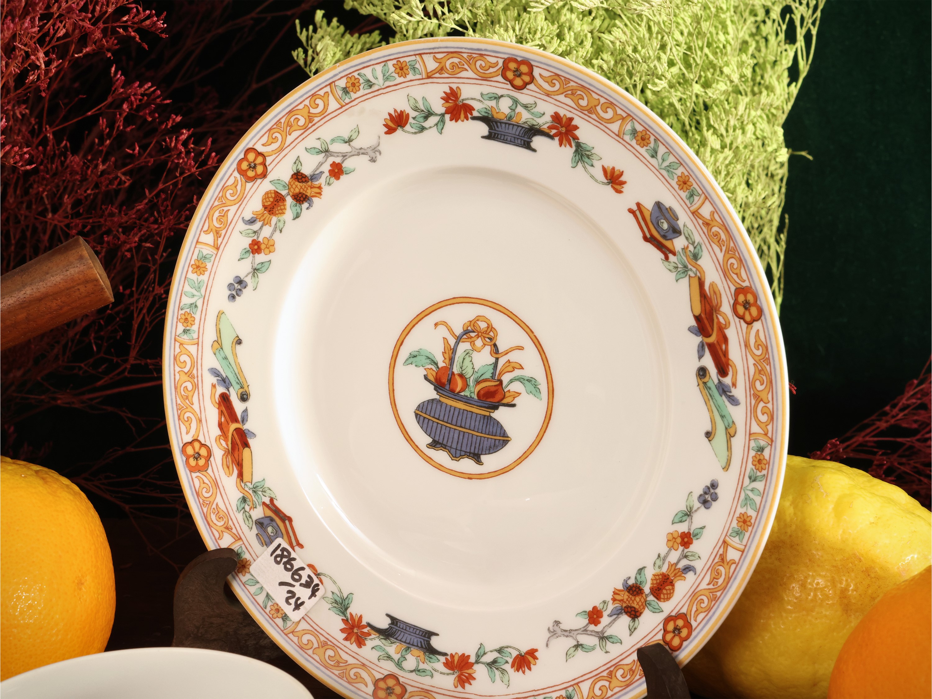 Servizio da Cioccolata, "a la Corbeille", in Porcellana Haviland Limoges