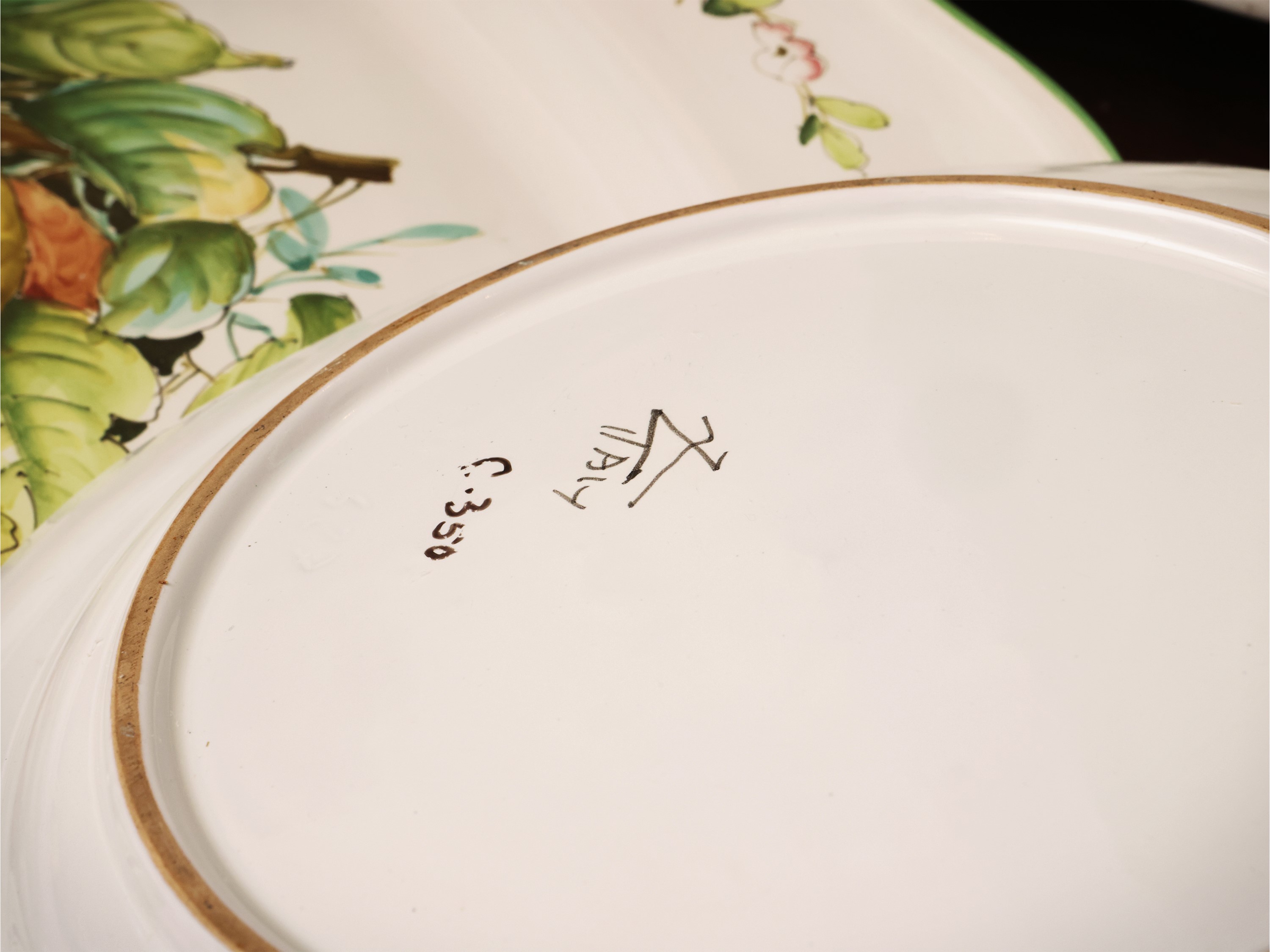 Servizio di piatti in ceramica, Zaccagnini