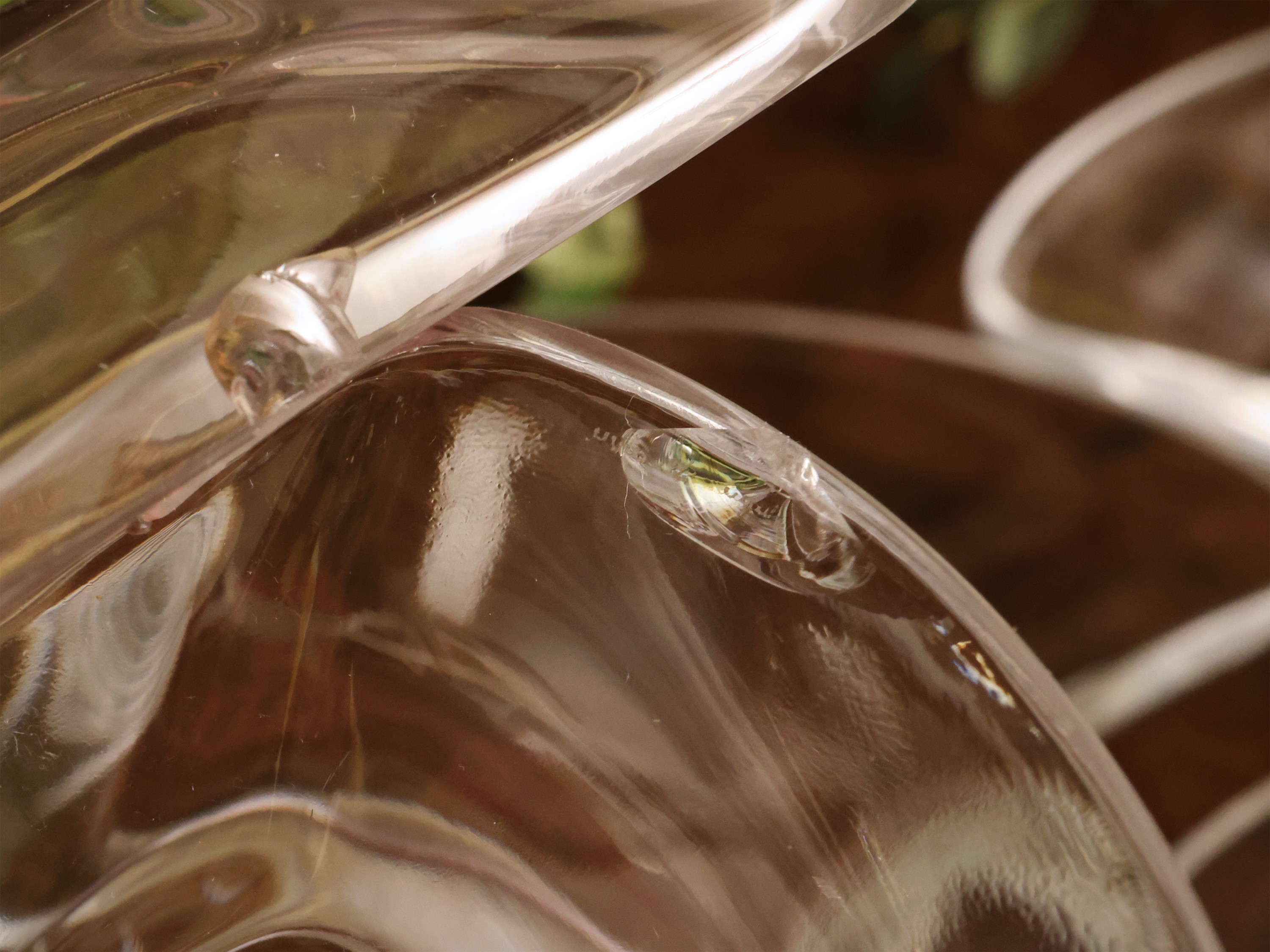 Dodici lunette da insalata in cristallo, Lalique