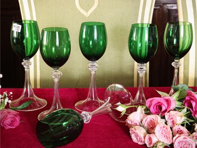 Serie di Sei Calici in Cristallo, Baccarat