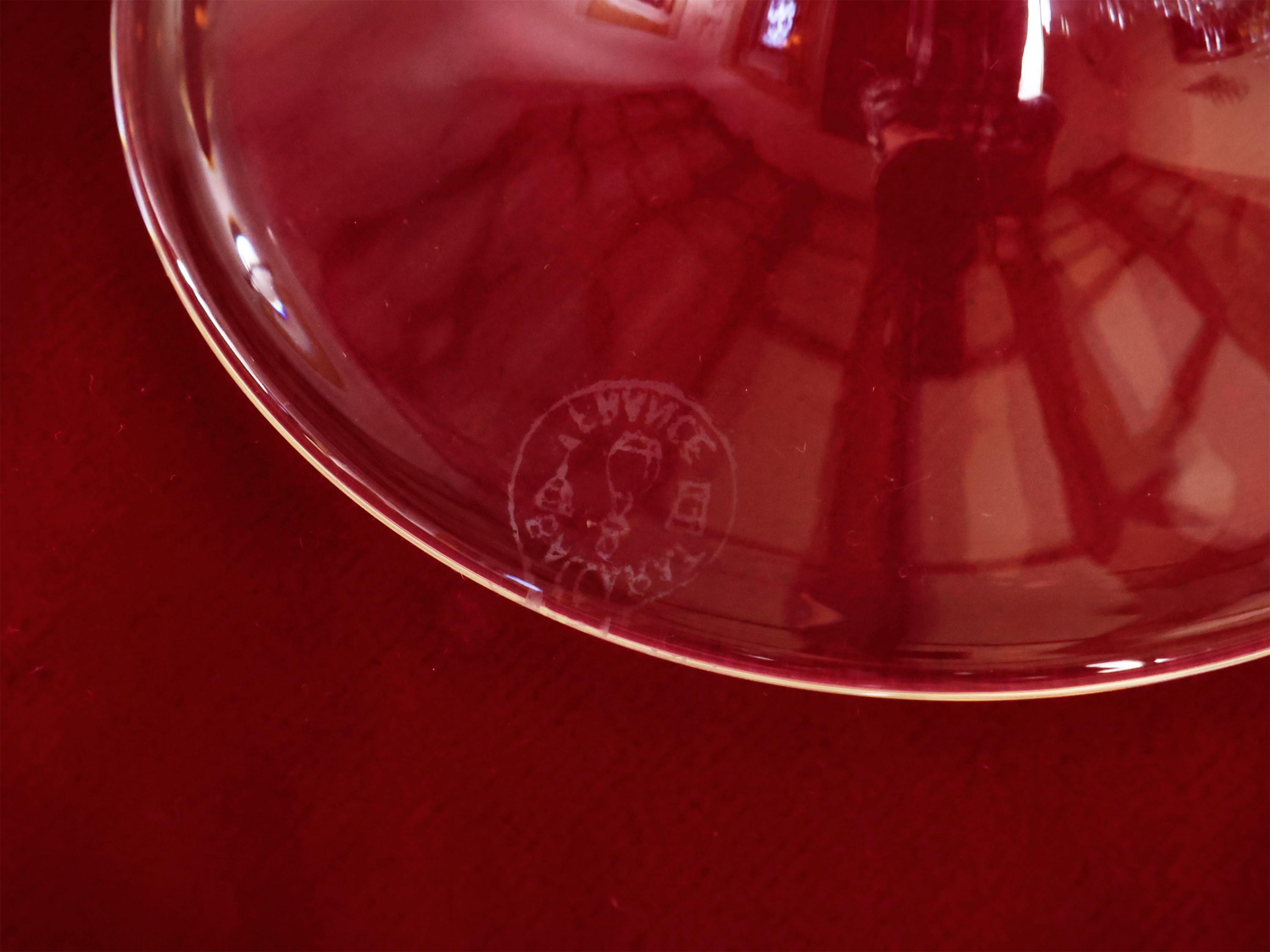 Serie di Sei Calici in Cristallo, Baccarat