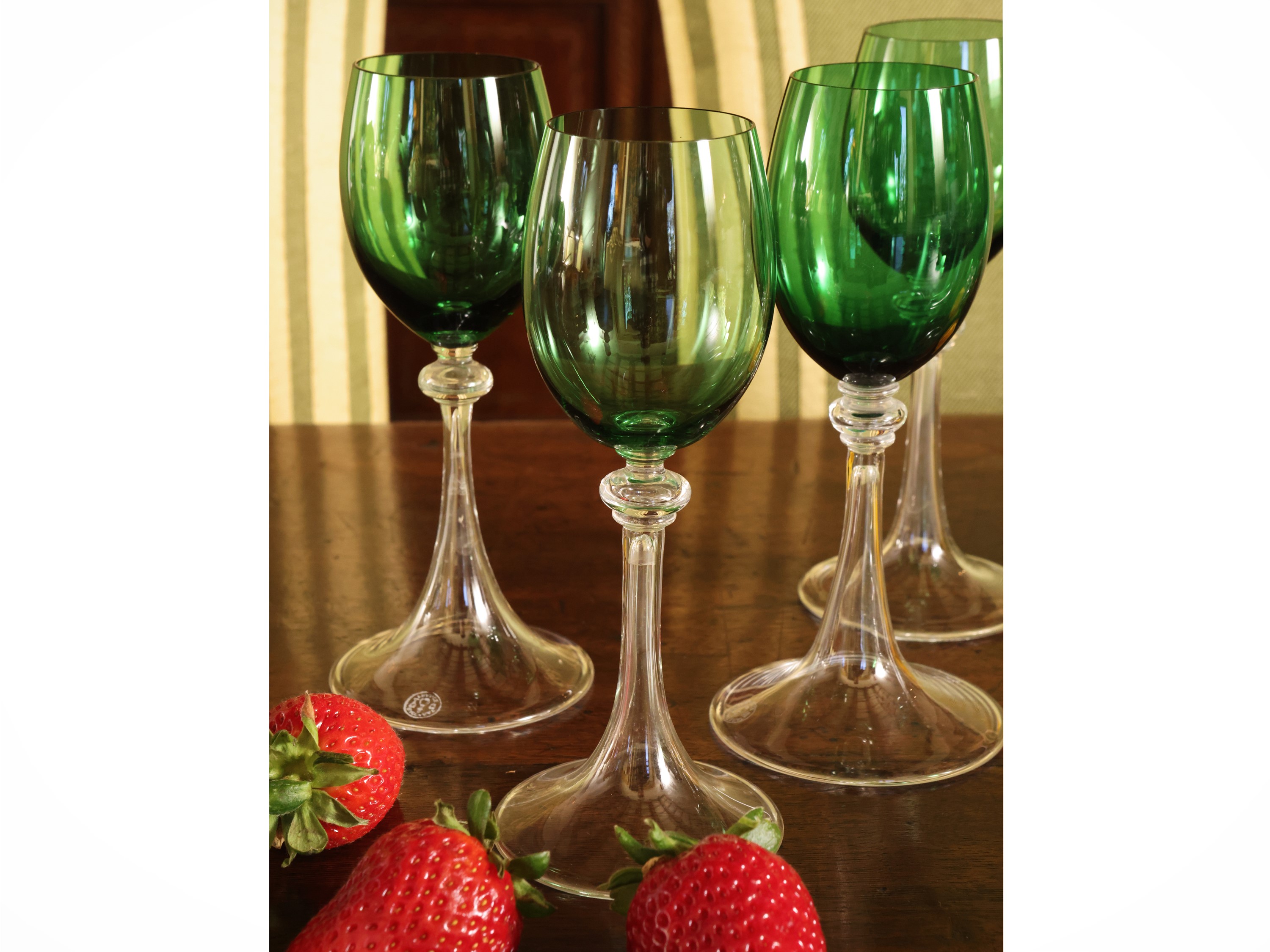 Serie di Sei Calici in Cristallo, Baccarat
