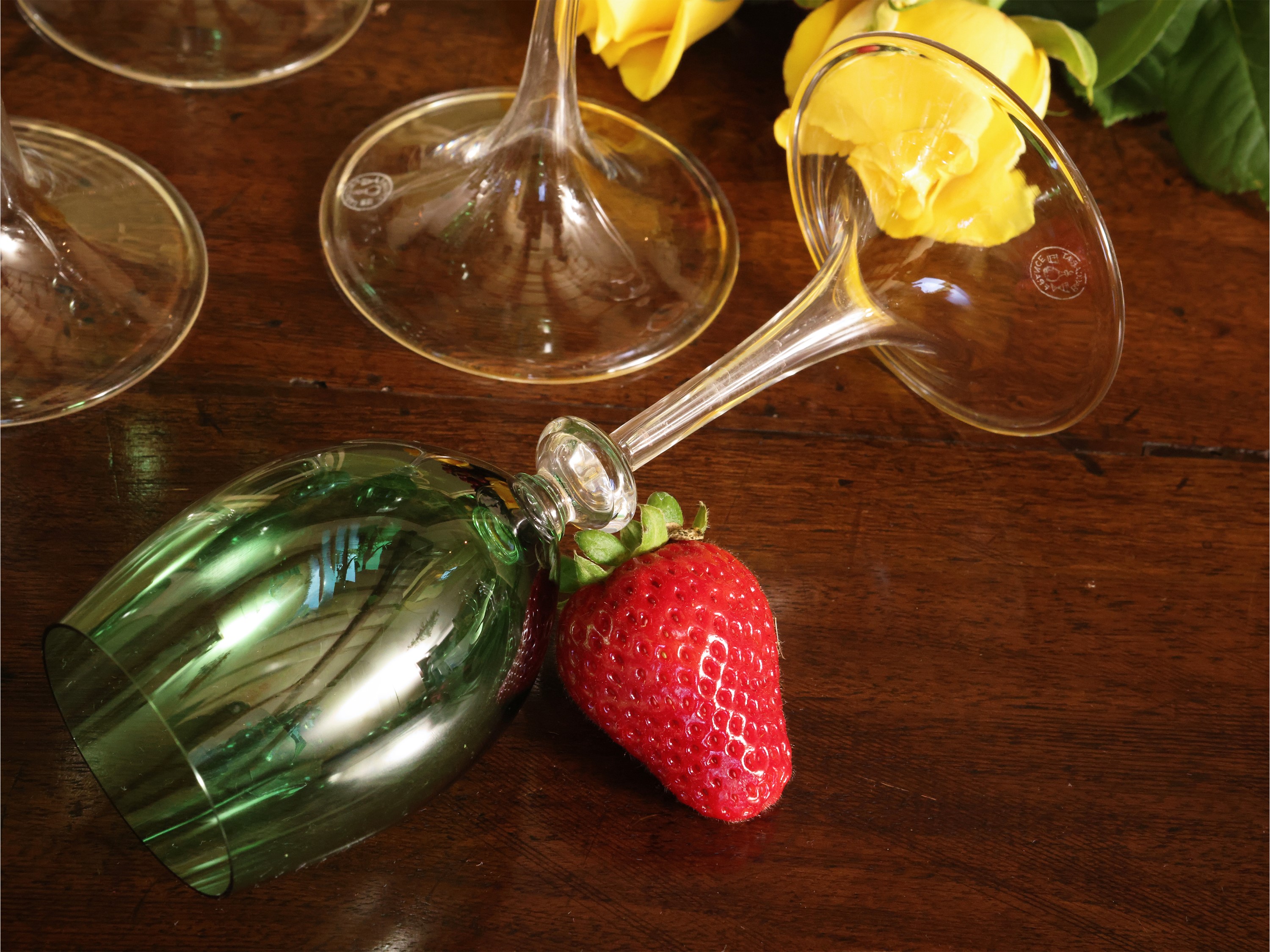 Serie di Sei Calici in Cristallo, Baccarat
