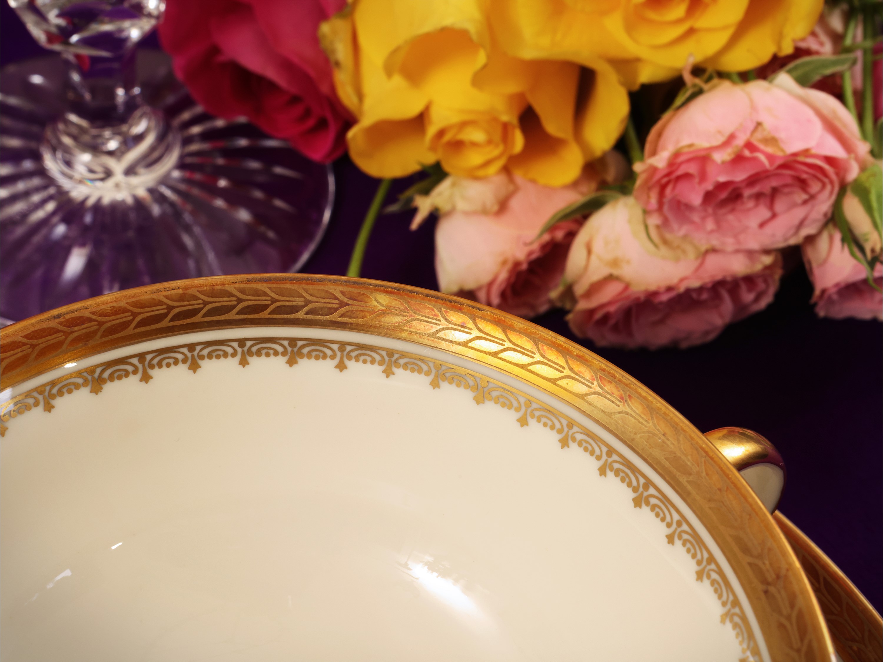 Serie di Dodici Tazze da Consommé in Porcellana Avorio, Rosenthal