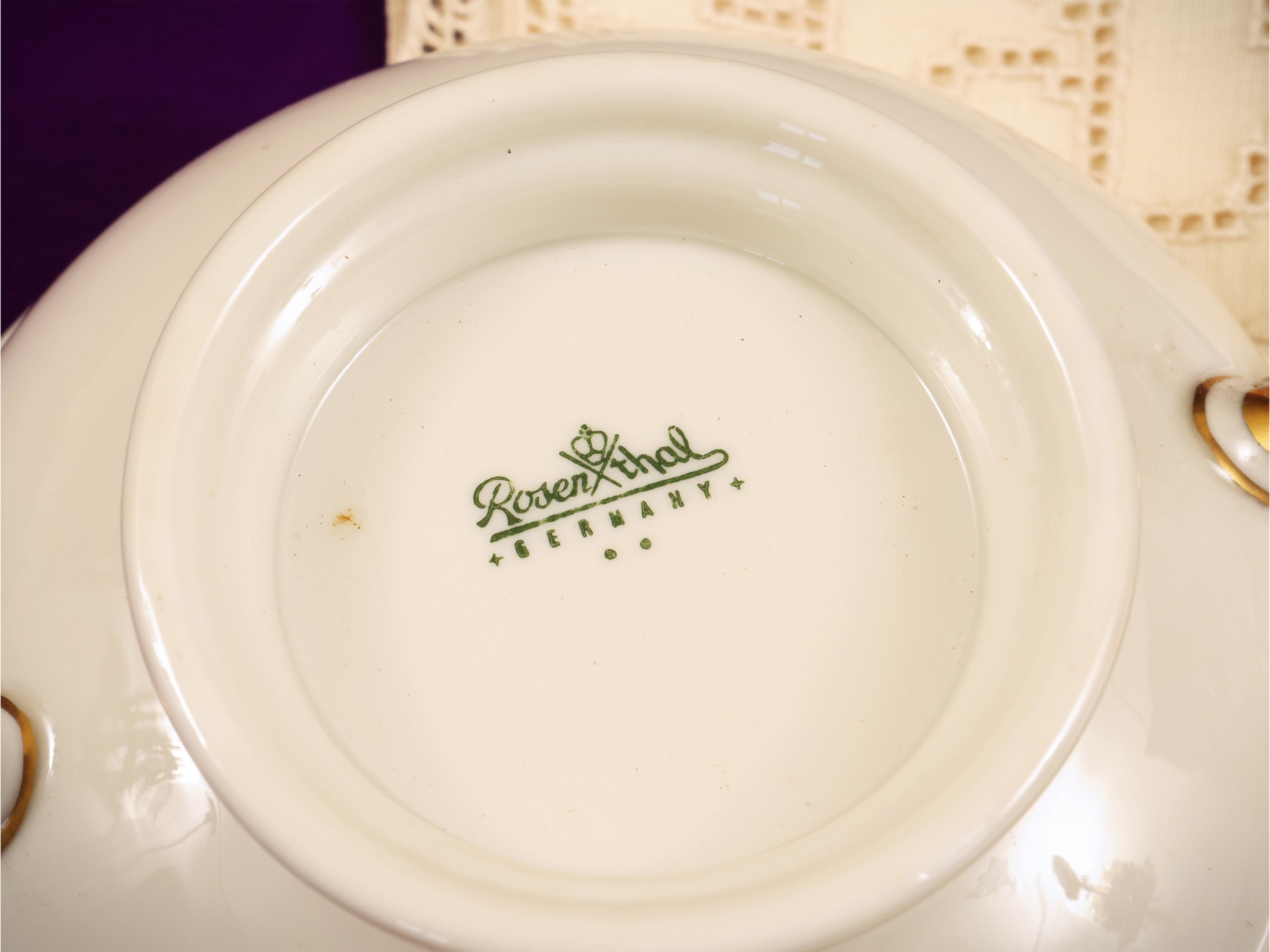 Serie di Dodici Tazze da Consommé in Porcellana Avorio, Rosenthal