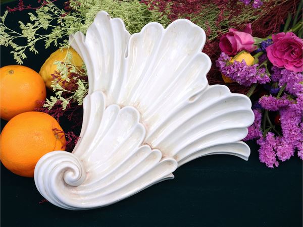 Pair of ceramic wall planters