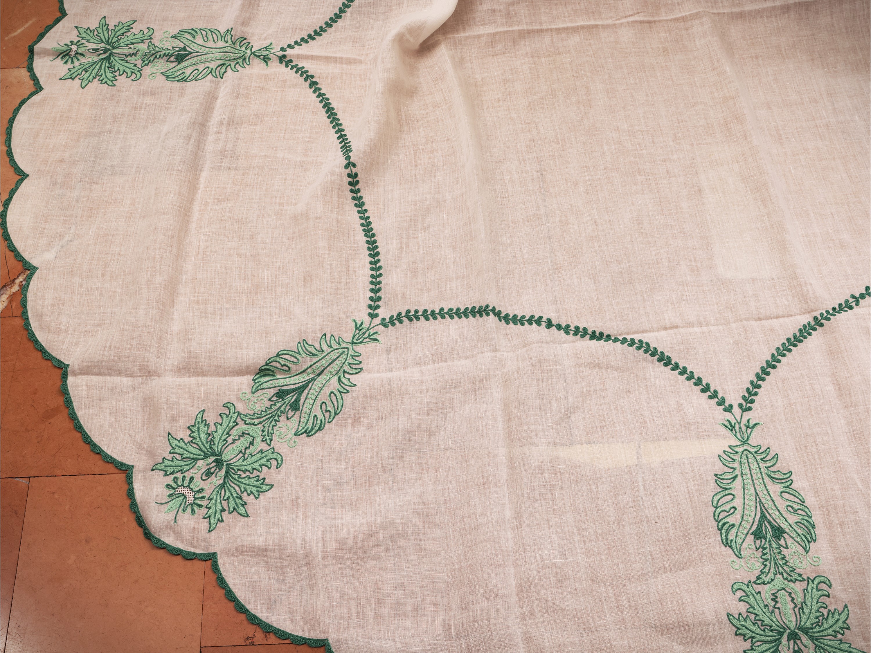 Tovaglia in Lino Fine Bianco
