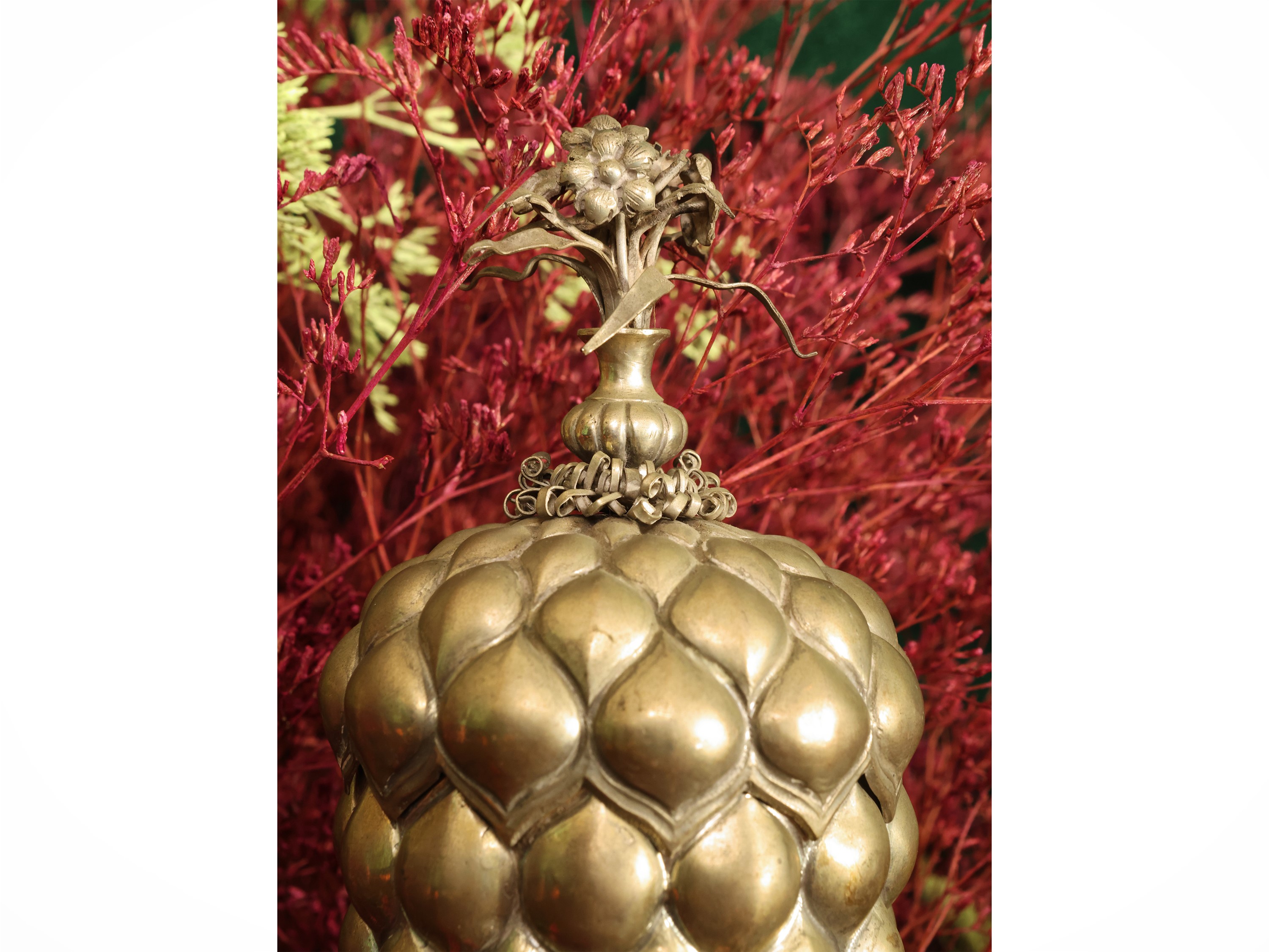 Coppa nuziale in argento vermeil