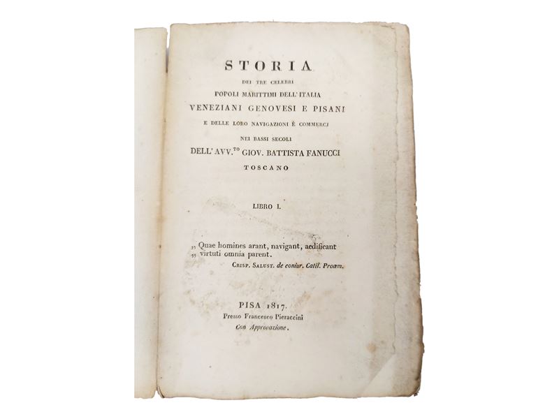 Giovanni Battista Fanucci - Storia dei Tre Celebri Popoli Marittimi Dell'italia Veneziani Genoves...