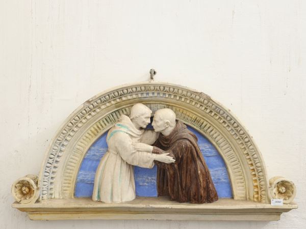 Meeting between Saint Francis and Saint Dominic