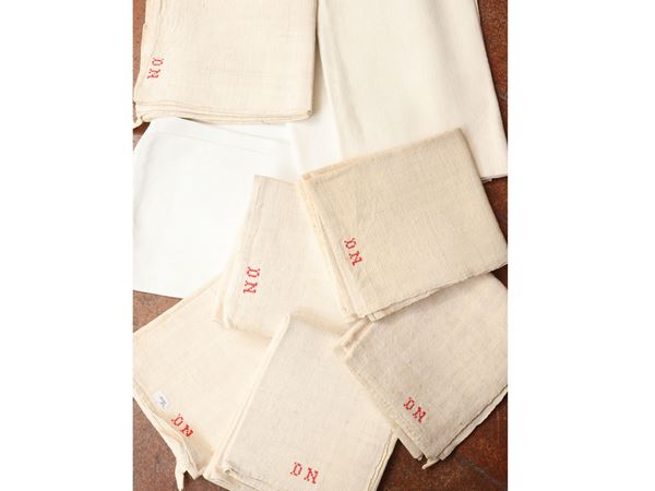 Assortment of tea towels and towels