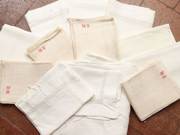 Assortment of household linens