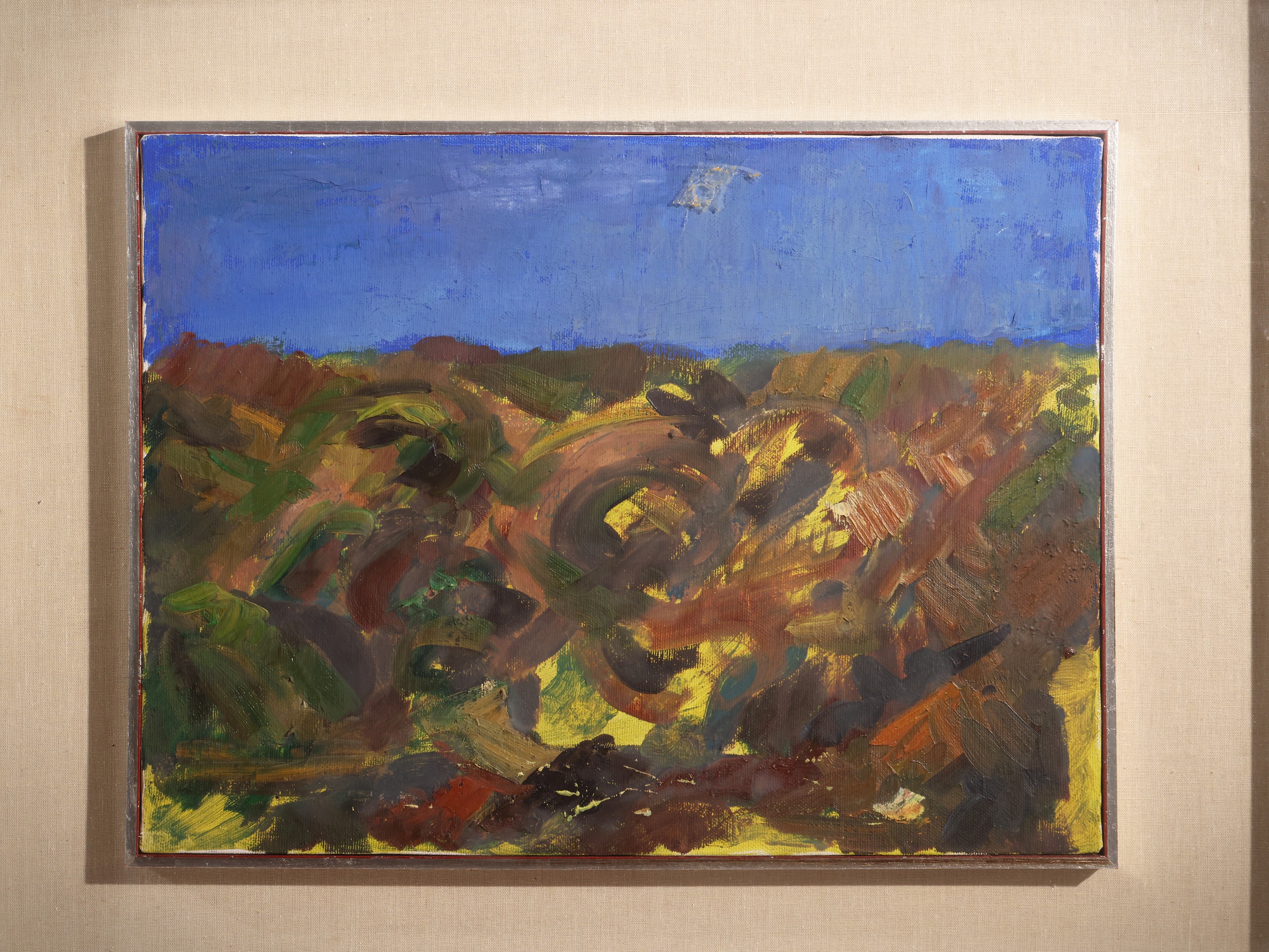 Paesaggio, olio su tela, XX secolo