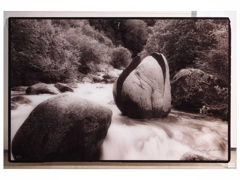 Paolo Colombini - Pietre: fotografie in bianco e nero e scultura