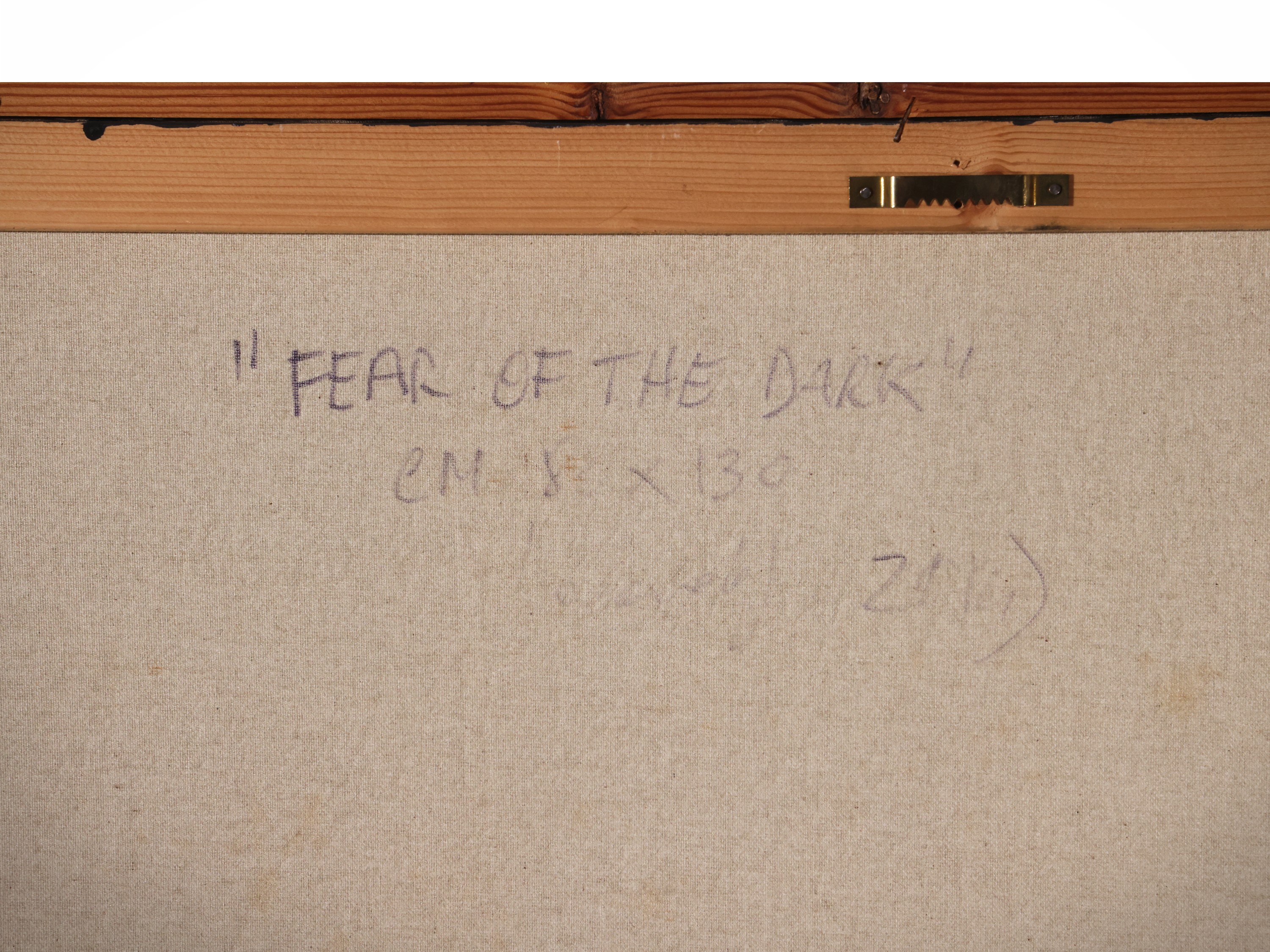 Fabio Giocondo - Fear of the dark, olio su tela firmato al verso