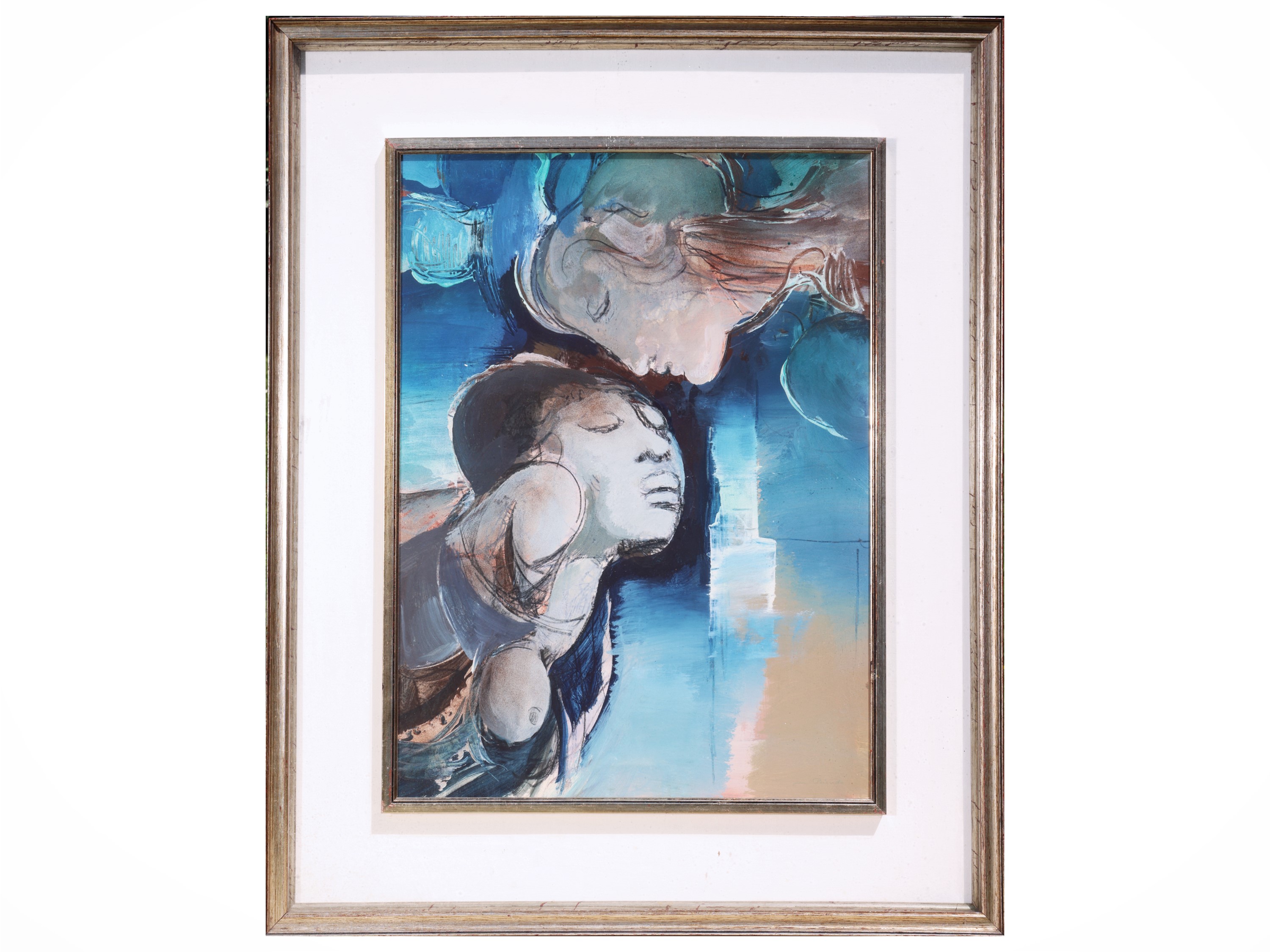 Miscellanea di dipinti, tecniche miste e grafiche, in cornice