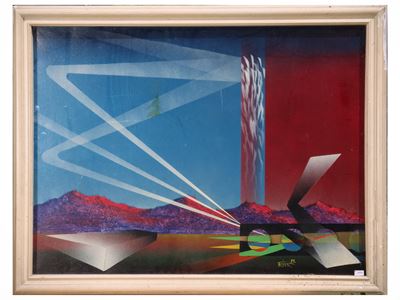 Senza titolo (1972), olio su tela