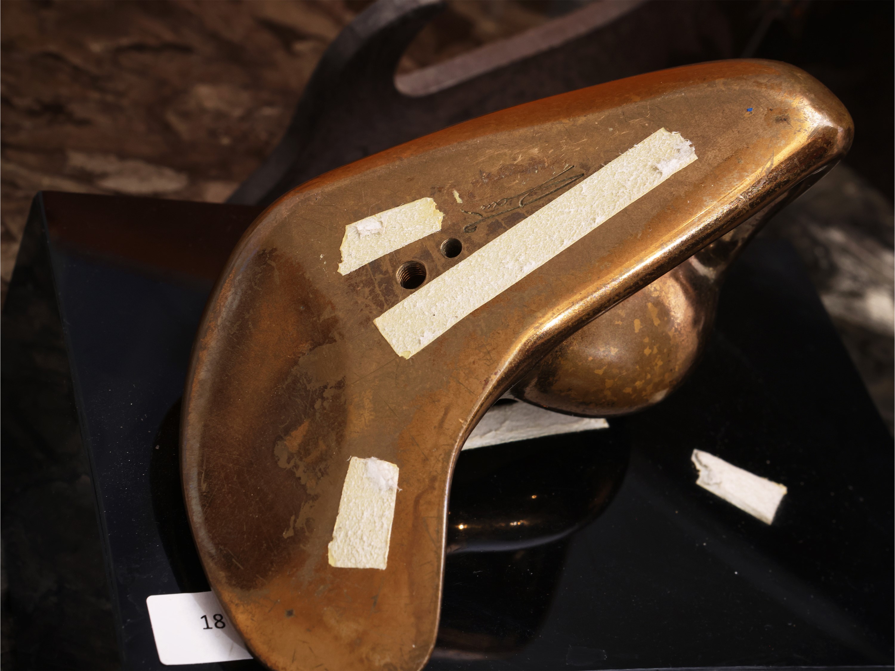 Due sculture in bronzo, XX secolo